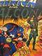 Vintage Captain America And Falcon Marvel Third Eye Black Light Poster 1971