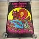 Vintage Nos Little Opium Annie 1972 Original Black Light Poster 22.5 X 35 P29