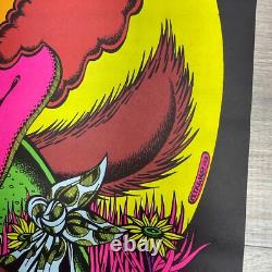 VINTAGE NOS Little Opium Annie 1972 Original Black Light Poster 22.5 x 35 P29