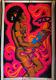 Voo Doo Dancer Vintage 1970's Headshop Blacklight Poster By Aa Sales -nice