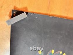 VTG 1970s Dragon Black light Poster Psychedelic MC Escher 29x22