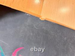 VTG 1970s Dragon Black light Poster Psychedelic MC Escher 29x22