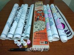 VTG 1971 Psychedelic Posters Art For Children Ultra Rare Hippie Rainbow Crafts