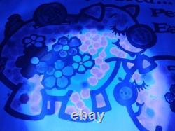 VTG 1971 Psychedelic Posters Art For Children Ultra Rare Hippie Rainbow Crafts