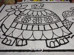 VTG 1971 Psychedelic Posters Art For Children Ultra Rare Hippie Rainbow Crafts