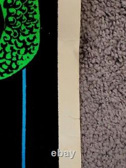 VTG 70s Velva-Print COBRA #PP-457 Blacklight Velvet Poster 23 x 35 RARE HTF