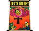 Vtg Black Light Poster 1970s Lets Go Get Stoned Blacklight 60s Acid Biker Art 13