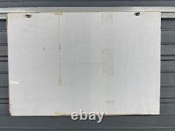 VTG Black Light Poster The Palace Rare Hole In The Wall Silkscreen 60s Headshop
