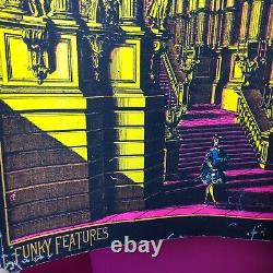 VTG Blacklight Poster THE PALACE Funky Features SausalitoCA RARE 19x27 FREE SHIP