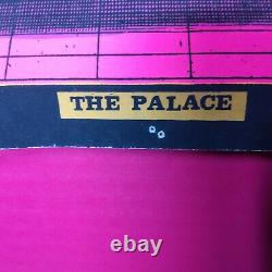 VTG Blacklight Poster THE PALACE Funky Features SausalitoCA RARE 19x27 FREE SHIP