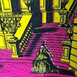 VTG Blacklight Poster THE PALACE Funky Features SausalitoCA RARE 19x27 FREE SHIP