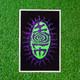 Vtg Hole Poster Courtney Love 1995 Original Winterland Blacklight Flocked Nos