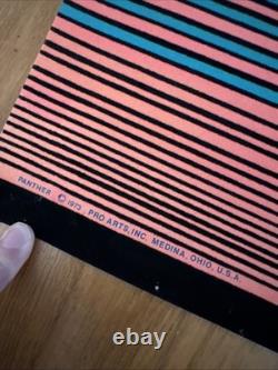 VTG Lot Of 6 Panther Snake blacklight poster pro arts velvet flocked 28 X 20