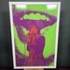 Vtg Mick Jagger Blacklight Poster Gemini Rising 1970 Ron Lieberman Framed 25x38