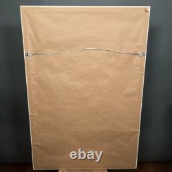 VTG Mick Jagger Blacklight Poster Gemini Rising 1970 Ron Lieberman Framed 25x38