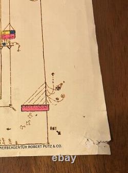VTG ORIGINAL 1976 Building A Rainbow Blacklight Poster Studio One Robert Putz