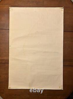 VTG ORIGINAL 1976 Building A Rainbow Blacklight Poster Studio One Robert Putz