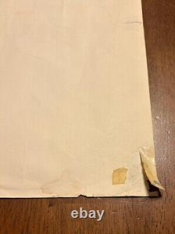 VTG ORIGINAL 1976 Building A Rainbow Blacklight Poster Studio One Robert Putz