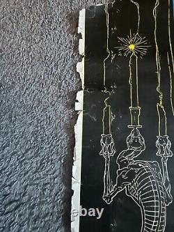 VTG Original 60s/70s THE GUARD Blacklight Poster Soldier at Castle WALLACE SMITH