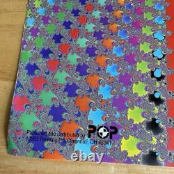 VTG Poster Psychedelic Aquaduct by Dave Kilman 90s Trippy Black Light Rare READ
