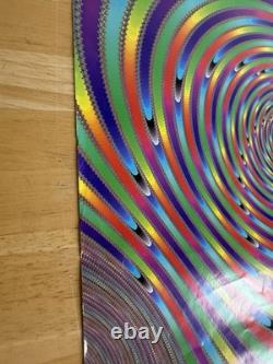 VTG Poster Psychedelic Aquaduct by Dave Kilman 90s Trippy Black Light Rare READ