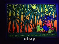 Valley Of Green Giants Barry Lynn Hanson Saladin Blacklight Poster 1972 23x30