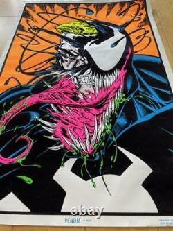 Venom Poster Vintage Glowing With Black Light