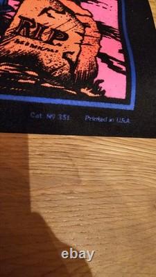 Very Rare Black Light Poster! Night Flight #351 Dracula, Christopher Lee