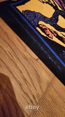 Very Rare Black Light Poster! Night Flight #351 Dracula, Christopher Lee