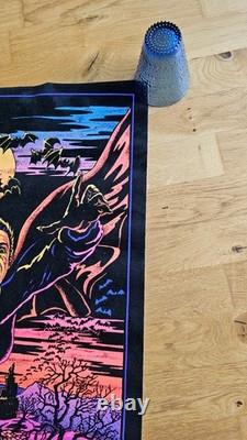 Very Rare Black Light Poster! Night Flight #351 Dracula, Christopher Lee