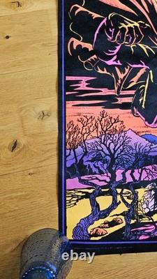 Very Rare Black Light Poster! Night Flight #351 Dracula, Christopher Lee