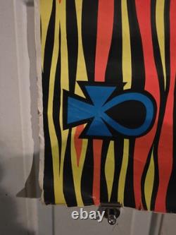 Very Rare Vintage 1969 Houston Blacklight Poster LOVE 22 x 34
