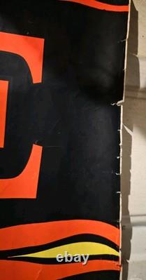 Very Rare Vintage 1969 Houston Blacklight Poster LOVE 22 x 34