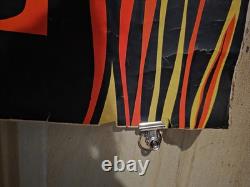 Very Rare Vintage 1969 Houston Blacklight Poster LOVE 22 x 34