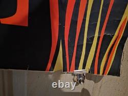 Very Rare Vintage 1969 Houston Blacklight Poster LOVE 22 x 34