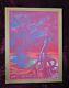 Vintage 1960's Hambly Blacklight Art Poster Screen Print #17 Rare Psychedelic