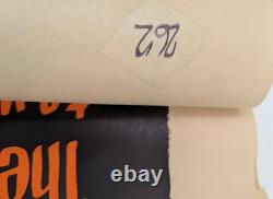 Vintage 1960s Black light Anti-War Peace Poster Basil O'Connor Quote Litho USA