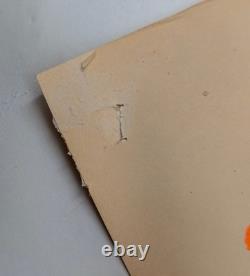 Vintage 1960s Black light Anti-War Peace Poster Basil O'Connor Quote Litho USA