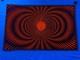 Vintage 1960s Blacklight Buddha Poster Psychedelic Very Rare Htf
