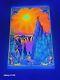 Vintage 1969 Original Garden Of Eden Blacklight Poster Hip Products 35 X 23