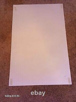 Vintage 1969 Original GARDEN OF EDEN Blacklight Poster Hip Products 35 X 23