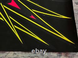 Vintage 1969 PEACE Blacklight Poster Black Felt Pro Arts Kent Ohio 43 x 28