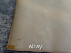 Vintage 1969 PEACE Blacklight Poster Black Felt Pro Arts Kent Ohio 43 x 28
