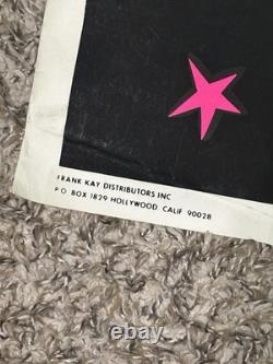 Vintage 1969 Steve Mollner Frank Kay Distributors World Peace Blacklight Poster