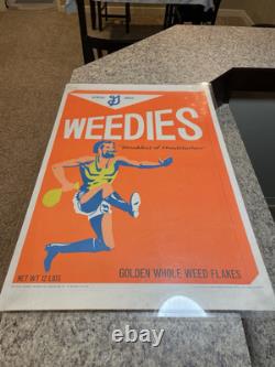 Vintage 1969 Weedies Blacklight Poster Litho Dennis Dent Wespac