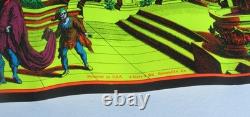 Vintage 1970 Blacklight Poster Fantasy Garden Flying Dutchman Press, Sausalito