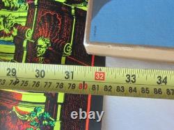 Vintage 1970 Blacklight Poster Fantasy Garden Flying Dutchman Press, Sausalito