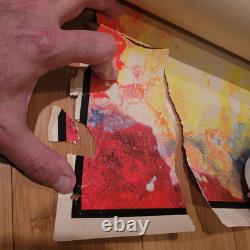 Vintage 1970 Creation Of Eve Black Light Poster Family Productions 32 x 25 1A