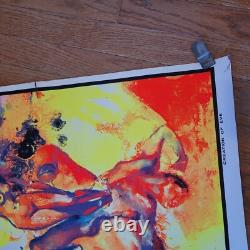 Vintage 1970 Creation Of Eve Black Light Poster Family Productions 32 x 25 1A