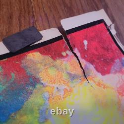 Vintage 1970 Creation Of Eve Black Light Poster Family Productions 32 x 25 1A